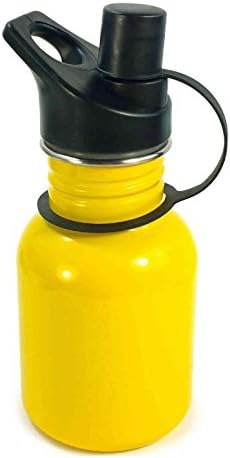 Green Bottle BPA Free / Non Toxic Water Bottle 350ml for Kids - Lemon
