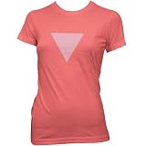Pink Triangle Ladies Fine Jersey T-Shirt, Coral, S
