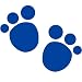 Mini Paw Temporary Tattoos (Blue) Blue