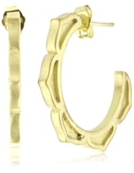 Katie Diamond "Lotus" Yellow Gold Earrings