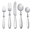Brushed Bistro 45-pc. Flatware Set