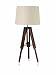 NEW Surveyors Wood Tripod Table Lamp with Shade