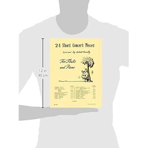 24 Short Concert Pieces: Flute and Piano (2-book set, flute and piano)