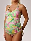 A Pea in the Pod Collection: Lilly Pulitzer Halter Maternity Tankini Swimsuit