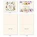 The Best Card Company - Thank You and Gratitude Cards (Box of 10), All Occasions Note Cards, Stationery Set 4 x 5.12 inch- Grateful Greetings M2364TYG