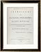 Frontispiece to V. I of The Mathematical Principles of Natural Philosophy by Sir Isaac Newton 1777 Framed Art Poster Print by English School, 27x33