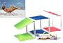 Sunshade Portable (Cush n Shade 2 in 1 Combines Cushion and Sunshade in One) Coral Red