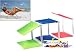 Sunshade Portable (Cush n Shade 2 in 1 Combines Cushion and Sunshade in One) Coral Re...