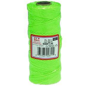 Marshalltown ML341 Mason's Line 500-Foot Fluorescent Green Braided Nylon by Marshalltown