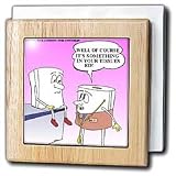 Londons Times Funny Medicine Cartoons - Kleenex M.D. - Tile Napkin Holders