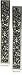 Belle Noel Palladium Plated Swarovski Crystal Long Drop Earrings