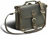 A Full Grain Leather Thin Briefcase (Large) They'll Fight Over It When You're Dead