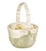 Hortense B. Hewitt Wedding Accessories, Flower Girl Basket, Forever Luxe, 8-Inches Tall