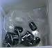 10 Pack - BNC/Coax Black Rubber Dust Covers/Caps. (.5