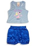 Private Label Sleepwear - Girls 2-Piece Pajama Set, Blue (Size 4/5)
