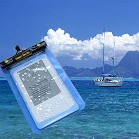 TrendyDigital WaterGuard Waterproof Case for Kindle, Blue Border