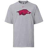 Nike Arkansas Razorbacks Ash Classic Logo T-shirt