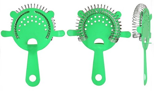 Cocktail Strainers - 4 Prong Neon Green