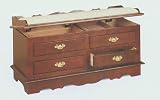 Padded Cherry Finish Cedar Chest