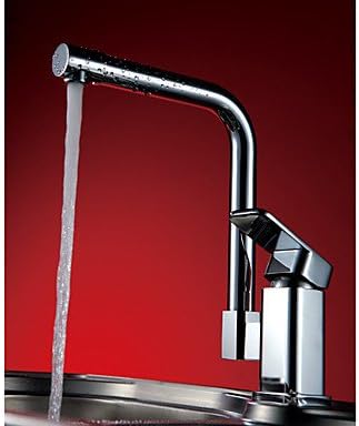 Morden Solid Brass Kitchen Faucet (Chrome Finish)