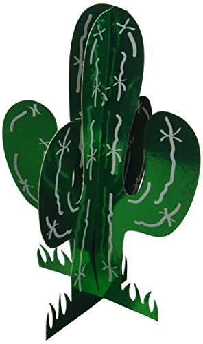 3-D Cactus Centerpiece Party Accessory (1 count) (1/Pkg)