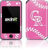 Skinit Colorado Rockies Pink Game Ball Vinyl Skin for iPod Touch (1st Gen)