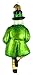 Old World Christmas Irish Santa Glass Blown Ornament for Christmas Tree