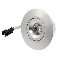 Amico Silver Tone 1W DC 12V Warm White JST SM Female Connector Lamp