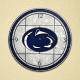 Penn State Nittany Lions 12 Art Glass Clock
