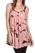 Sakkas Ashanti Embroidered Trim Picot Rayon Tie Dye Tank Top