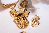 Butterfly Clutches Gold Plated for Post Earrings Q.24