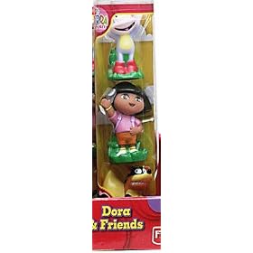 Dora The Explorer and Friends Figure Set (3 pcs playset) by