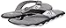 adidas Performance Women's Anyanda Flex W Athletic Sandal,Black/White/Core Heather Grey,9 M US
