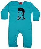 Blue Elvis Romper (0-6m)