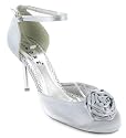 B70 Ladies Silver Wedding Sandals Party Shoes