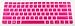 Folox® Colorful Silicone Rubber Keyboard Cover Skin Protector for HP Laptop Pavilion G4 G6 M4;Presario 431 430 450 CQ43 CQ57 CQ45;Envy 4 6 15 Pro;Sleekbook 14;HP 450 1000 2000 (Please Read Description) (Hot Pink)