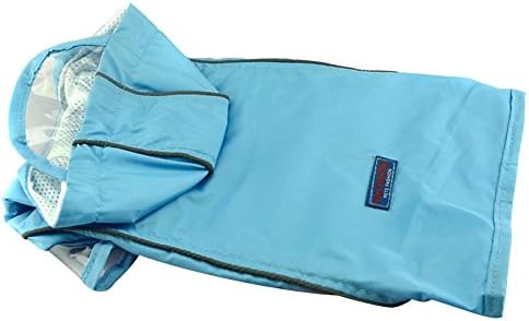YIMEIMEI Pet Dog Raincoat Jacket Waterproof Rain Coat Clothes Blue S