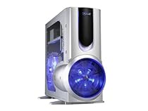 Xclio A380 Silver 25cm Fan Screwless Gaming PC Case - No Power Supply