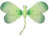 Green Sequined Dragonfly nylon hanging ceiling wall baby nursery room wedding decor