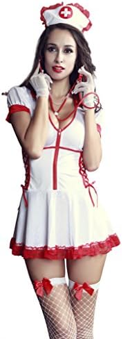 Racy Lingerie Suit Uniforms Temptation Role Playing Sexy Nurse Clothing Stage Costumes L1012