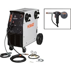 - Hobart IronMan 230 230V Flux Cored MIG Welder with Included 20-Ft. Spoolgun - 250... by Hobart