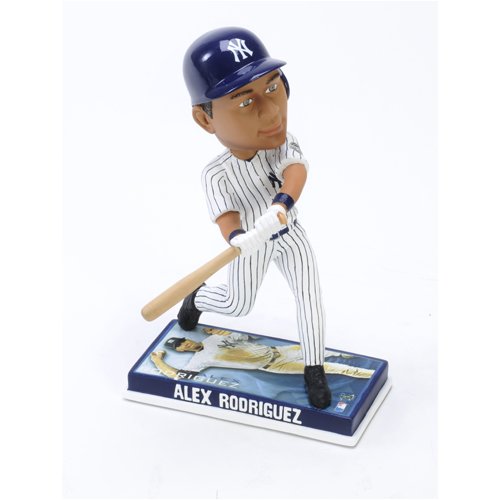 Forever Collectibles New York Yankees Alex Rodriguez Photo Base Action Bobble