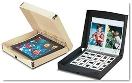 Light Impressions 3 Ring Archival True Core Binder Box Storage Album with 1.5" O Rings, 12.25" x 13.25", Black.