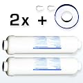 Doppelpack Wasserfilter  f�r Samsung K�hlschrank Filter extern