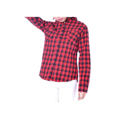 ICHIOKU[イチオク] シャツ レディース 両胸ポケットつきコットンチェックシャツ レディースファッション