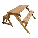 Merry Garden Interchangeable Picnic Table and Gardenbench