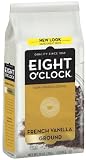 Eight O'Clock Coffee, French Vanilla Ground, 11-Ounce Bags (Pack of 4)