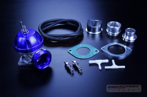 Godspeed Gen2 Type-rs Bov Recirculate Blow Off Valve Turbonetics Precision Kkk Turbo Blue Color for ALL Honda , Accord , Accord Wagon , Civic , Civic Si , Civic Type-r , Ep3 Civic , CRX , CRV , CRZ Cr-z , DEL SOL , FIT , Prelude , S2000 S2k