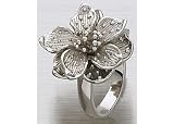Bay Studio Silver Flower Ring SILVER 7 Ring