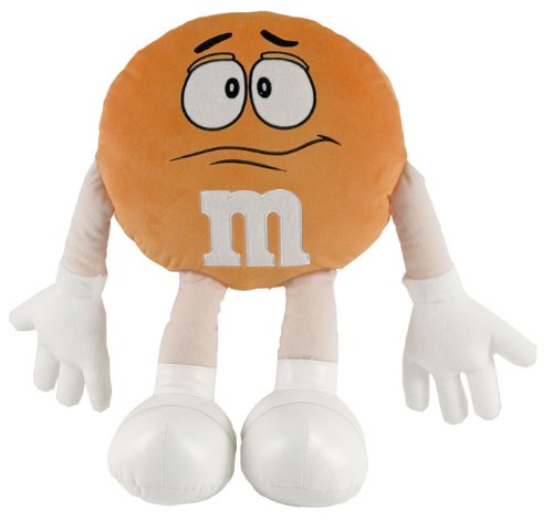 M&M Character Medium Plush, Orange